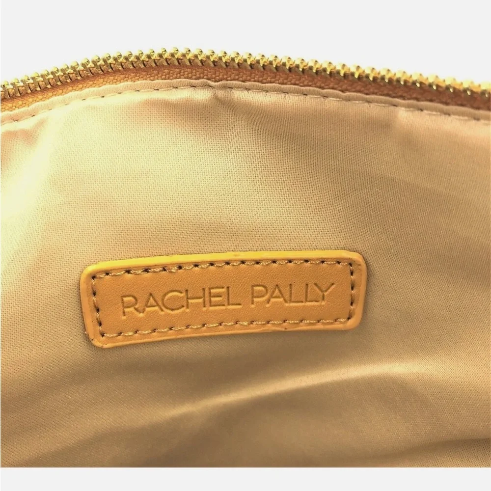 NWOT Rachel Pally Canvas & Faux Leather Reversible Clutch Bag Tablet Sleeve